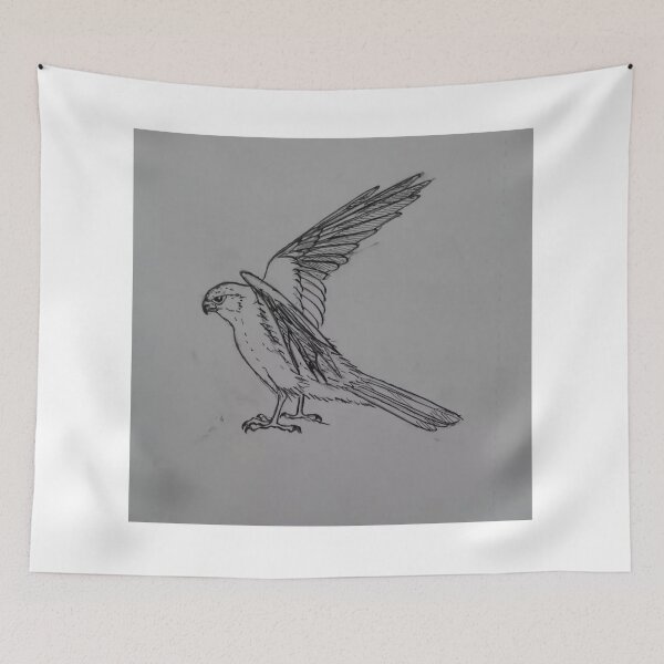 Item preview, Kestrel Feather Detail designed and sold by Wieckmananddoc.