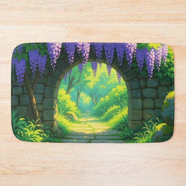 Item preview, Wisteria Passage – Blossomed Stone Archway designed and sold by EmeraldeaArt.