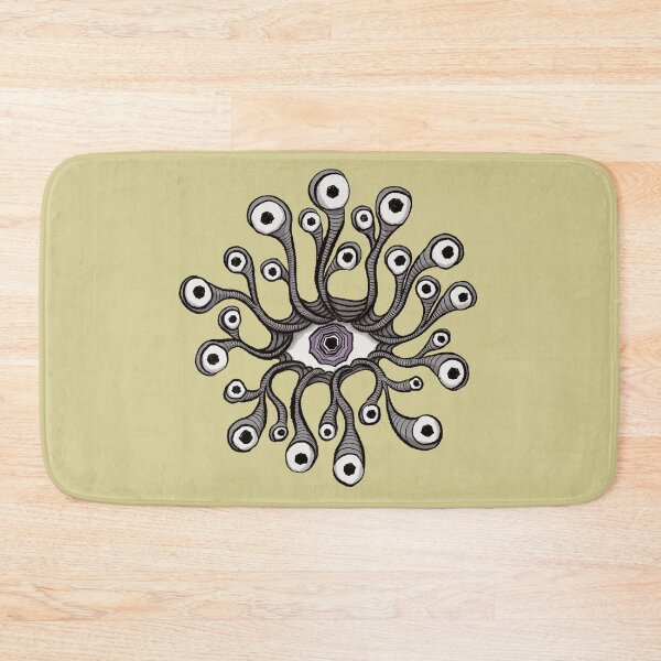 Item preview, Surreal Eye with Tentacle Eyelashes - Weirdcore Art designed and sold by Boriana Giormova.