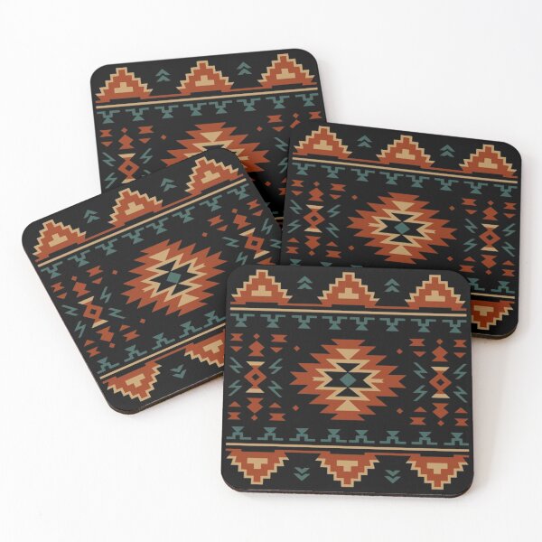 Item preview, Navajo Style Symmetry – Earth Tone Tribal Art designed and sold by Dogandesighn.