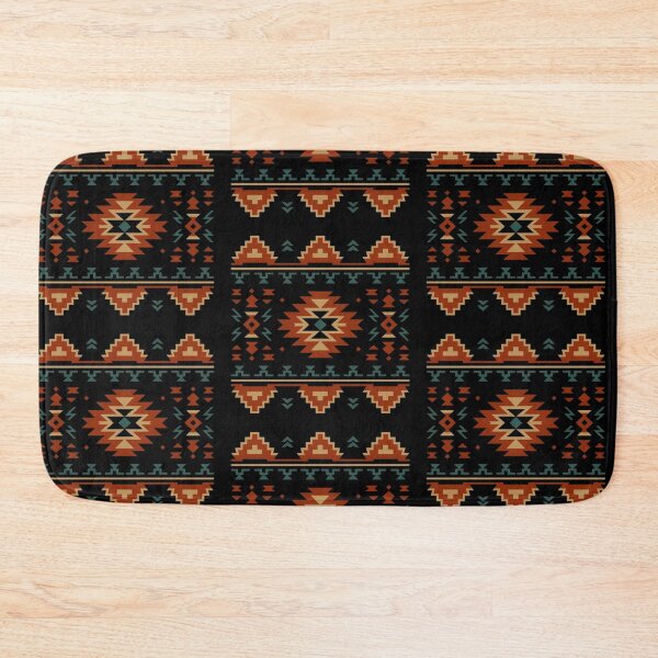 Item preview, Navajo Style Symmetry – Earth Tone Tribal Art designed and sold by Dogandesighn.