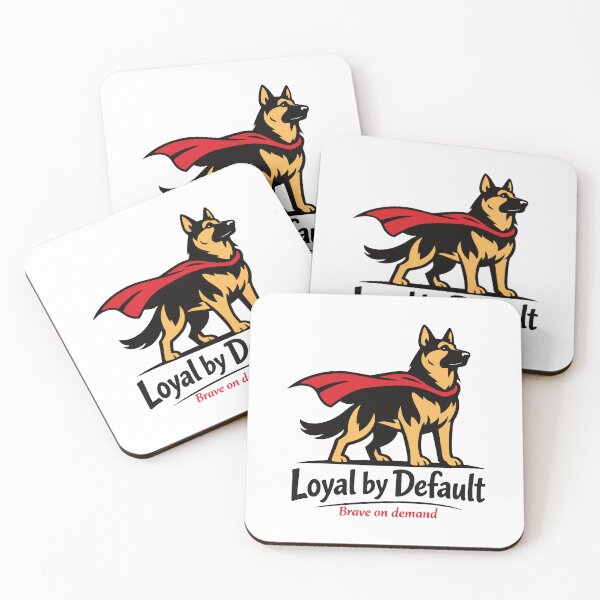 Item preview, Loyal by Default German Shepherd designed and sold by SnappyPNG.