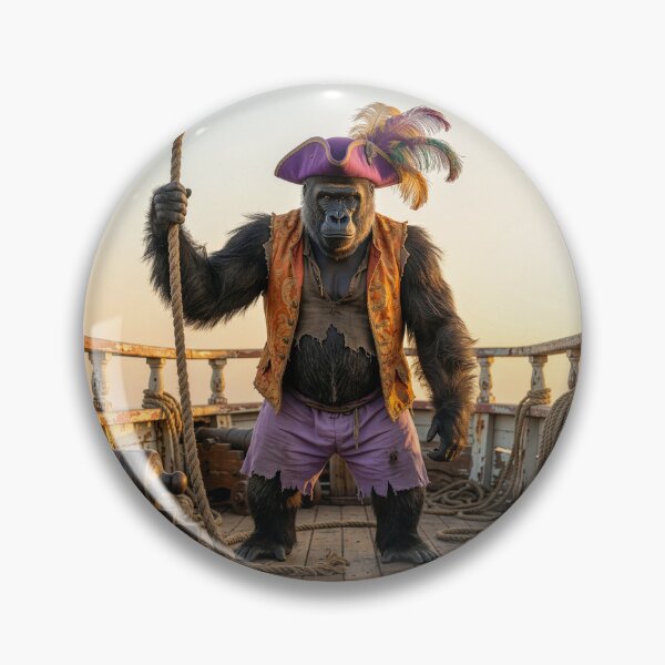 Item preview, Gorilla Pirate is Fierce and Fancy designed and sold by Tridentulus.