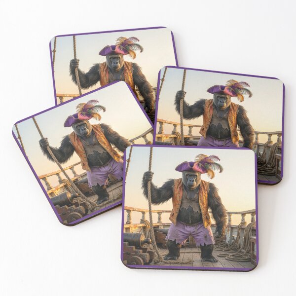 Item preview, Gorilla Pirate is Fierce and Fancy designed and sold by Tridentulus.