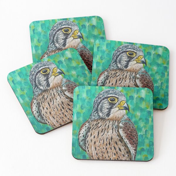 Item preview, Kestrel Nature Emblem designed and sold by Wieckmananddoc.