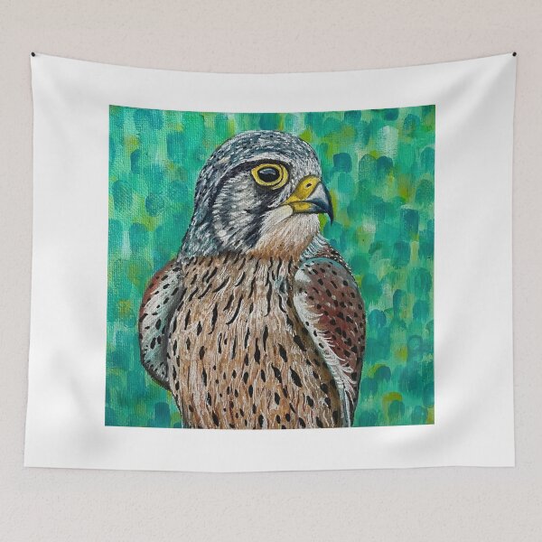 Item preview, Kestrel Nature Emblem designed and sold by Wieckmananddoc.