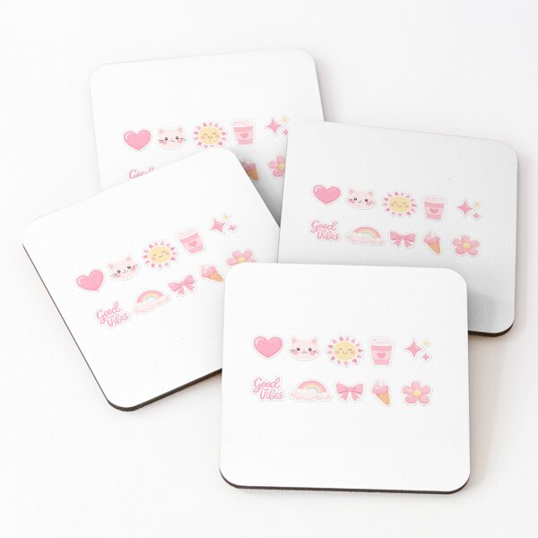 Item preview, 10 Cute Pink Pastel Aesthetic Stickers , Digital PNG Pack designed and sold by glamspan.