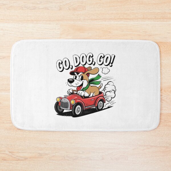 Item preview, Go Dog Go Black And White Classic Cartoon designed and sold by Nogameee142x.