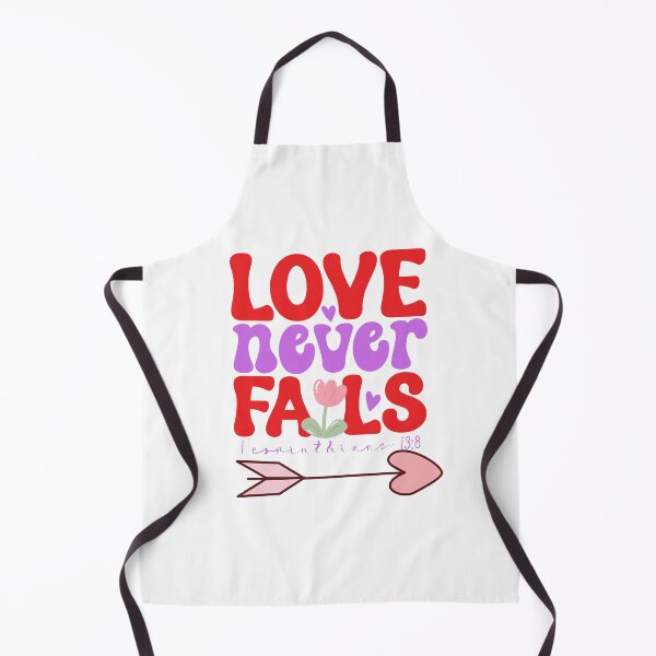 Item preview, Love Never Fails Christian Valentine’s Day Bible Verse 1 Corinthians 13:8 designed and sold by AnnCraftsPH.