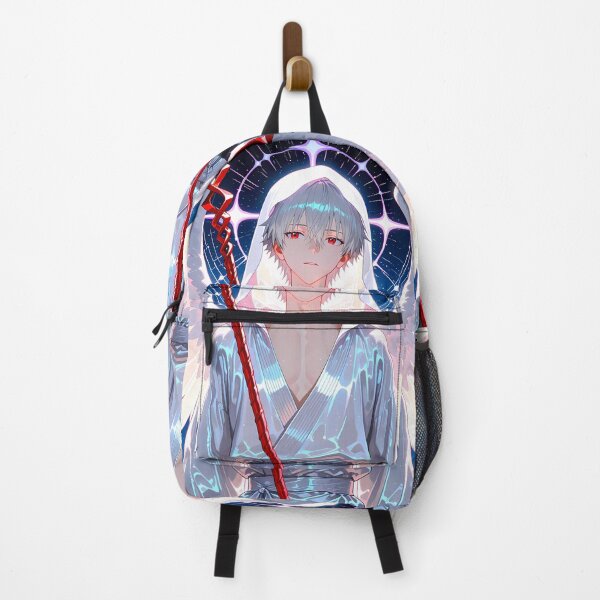 Item preview, Kaworu Nagisa Neon Genesis Evangelion Anime Angel Wings Sacred Halo designed and sold by CarlosBender.