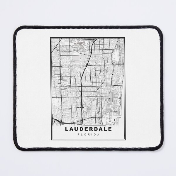 Item preview, Fort Lauderdale Map designed and sold by Tamas Das.