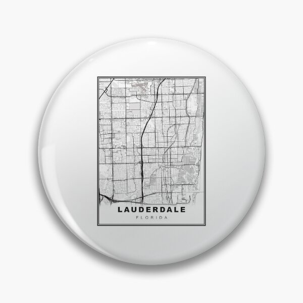 Item preview, Fort Lauderdale Map designed and sold by Tamas Das.