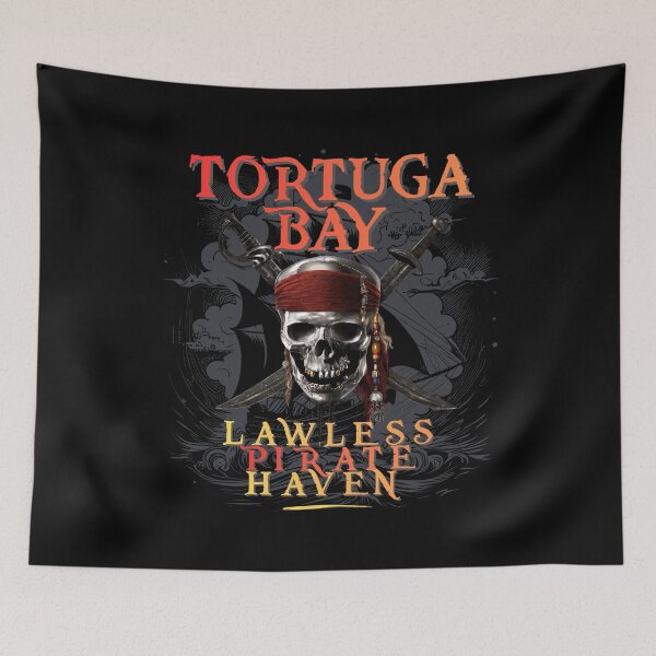 Item preview, Tortuga Bay Pirate T-Shirt | Lawless Pirate Haven Skull Design | Caribbean Pirate Movie Inspired designed and sold by DimensionShift.
