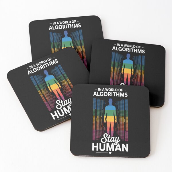 Item preview, Stay Human in a World of Algorithms designed and sold by StuffNestie.