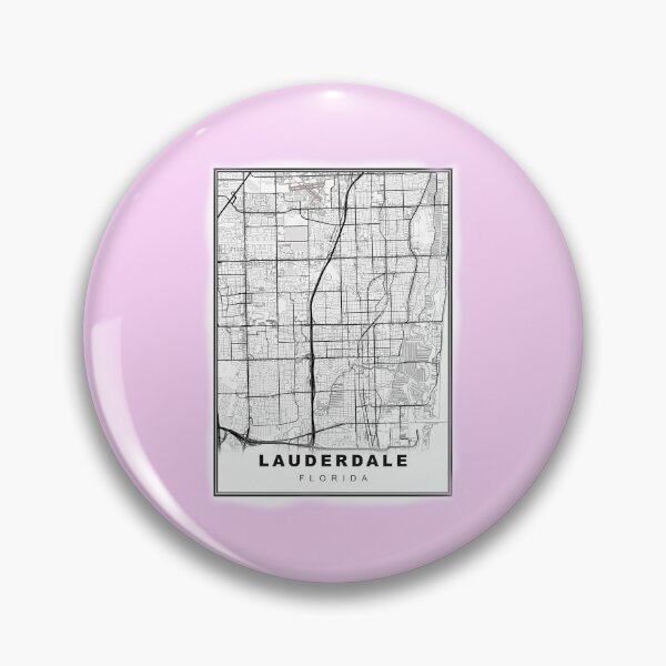 Item preview, Minimalist Fort Lauderdale Map designed and sold by Tamas Das.
