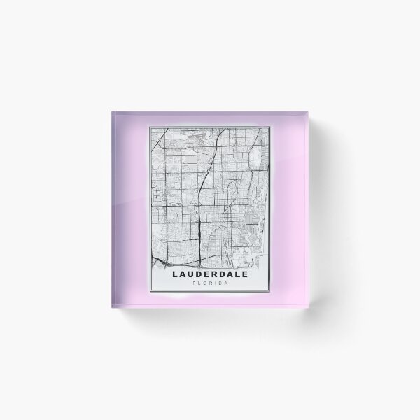Item preview, Minimalist Fort Lauderdale Map designed and sold by Tamas Das.