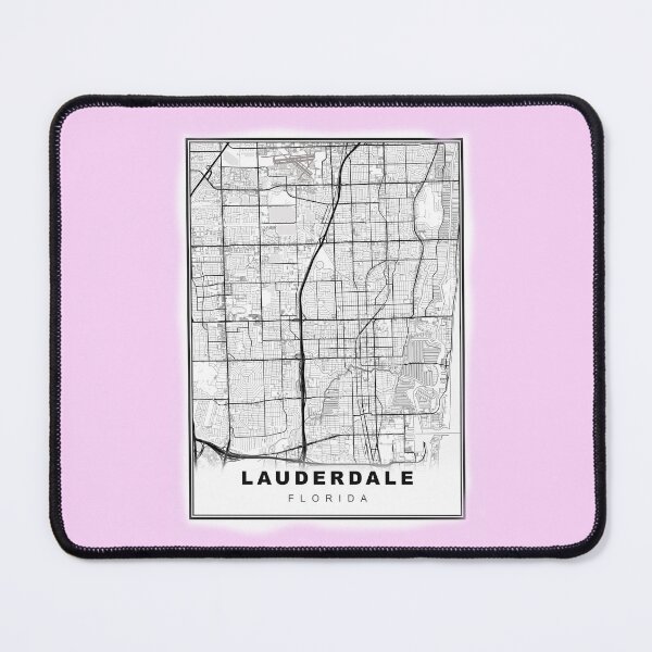 Item preview, Minimalist Fort Lauderdale Map designed and sold by Tamas Das.