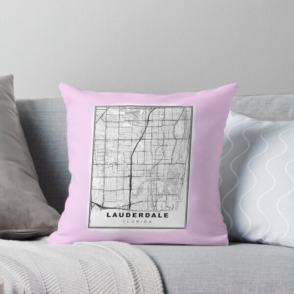 Item preview, Minimalist Fort Lauderdale Map designed and sold by Tamas Das.