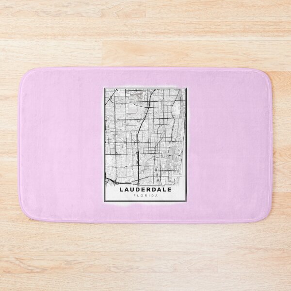 Item preview, Minimalist Fort Lauderdale Map designed and sold by Tamas Das.