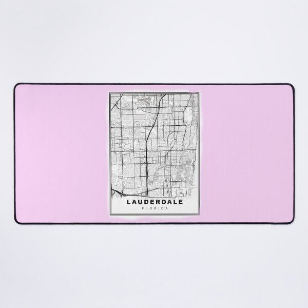 Item preview, Minimalist Fort Lauderdale Map designed and sold by Tamas Das.