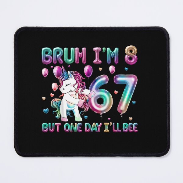 Item preview, Funny 8th Birthday Unicorn 67 Six Seven Dream T-Shirt designed and sold by LashondaGreen89.