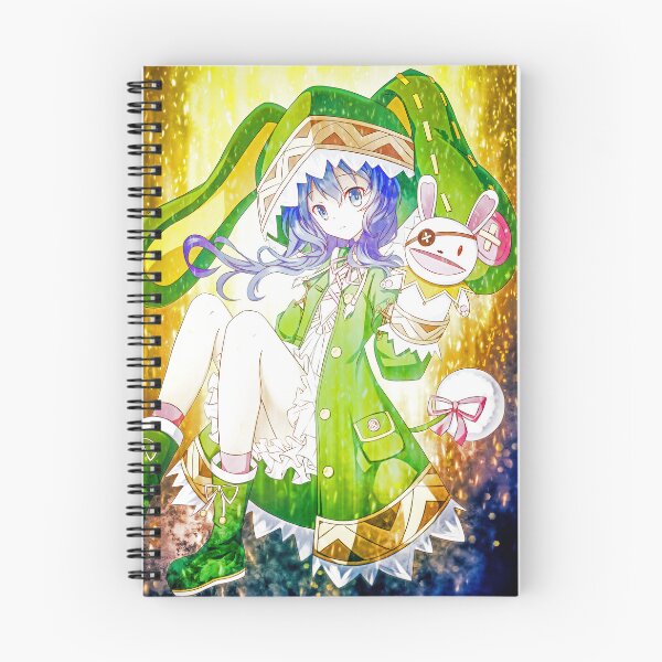 Item preview, Yoshino Himekawa Date A Live Green Anime Girl Cute Snow Bunny Magic designed and sold by Tokyonomad.