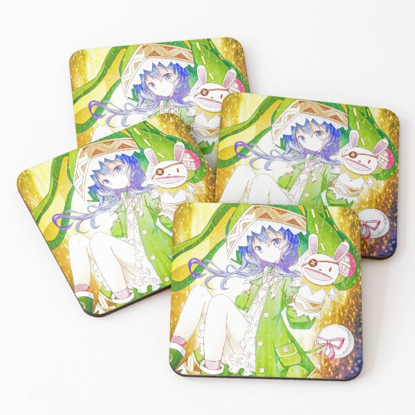 Item preview, Yoshino Himekawa Date A Live Green Anime Girl Cute Snow Bunny Magic designed and sold by Tokyonomad.