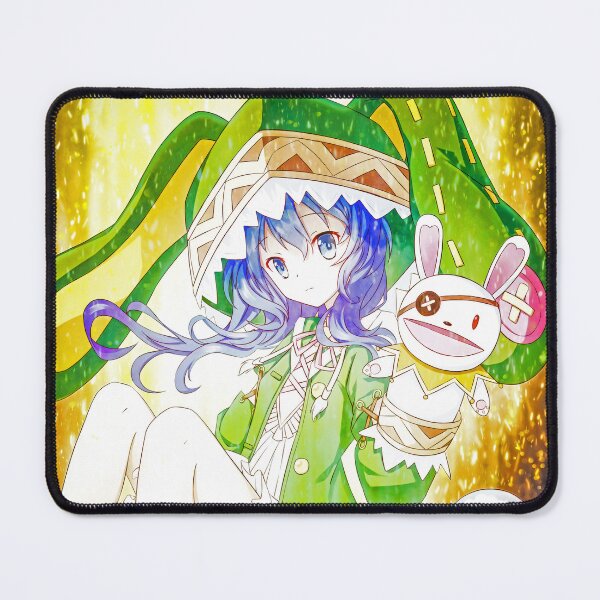 Item preview, Yoshino Himekawa Date A Live Green Anime Girl Cute Snow Bunny Magic designed and sold by Tokyonomad.