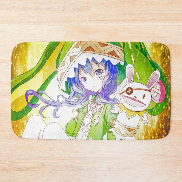 Item preview, Yoshino Himekawa Date A Live Green Anime Girl Cute Snow Bunny Magic designed and sold by Tokyonomad.