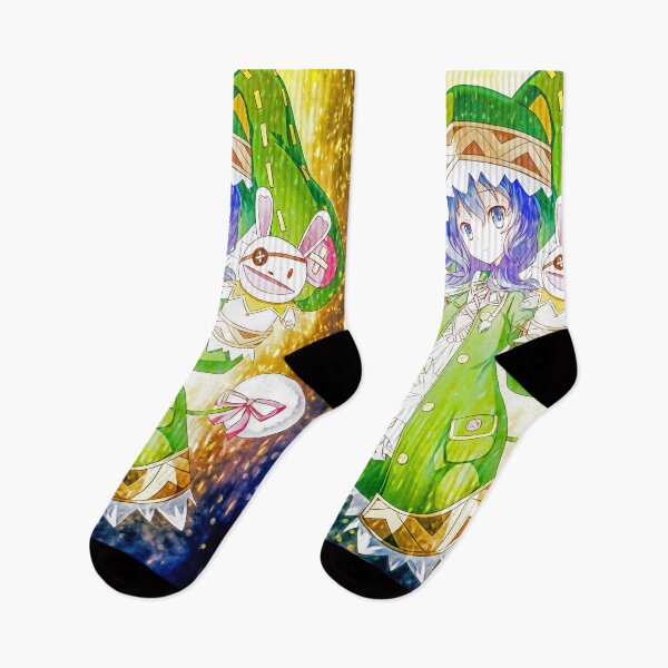 Item preview, Yoshino Himekawa Date A Live Green Anime Girl Cute Snow Bunny Magic designed and sold by Tokyonomad.