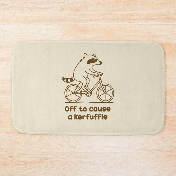 Item preview, Off To Cause A Kerfuffle Raccoon designed and sold by NQArtist.
