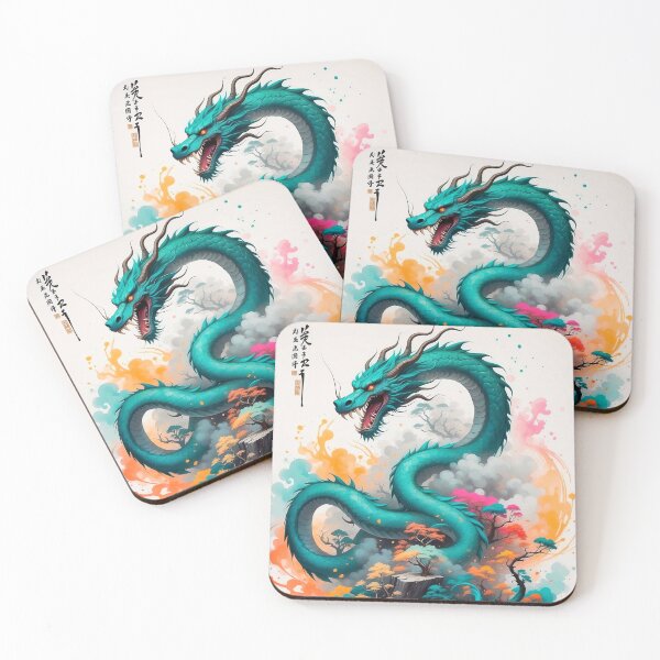 Item preview, Mystical Dragon Amidst Vibrant Trees designed and sold by paulrommer.