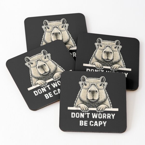 Item preview, Capybara Lover Don't Worry Be Capy Gift for Men Women Kids Art for Men Women Kids , Capybara Gift Lover  designed and sold by DZIRI NAJAT.