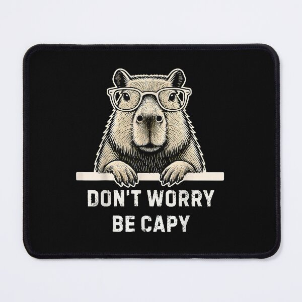 Item preview, Capybara Lover Don't Worry Be Capy Gift for Men Women Kids Art for Men Women Kids , Capybara Gift Lover designed and sold by DZIRI NAJAT.