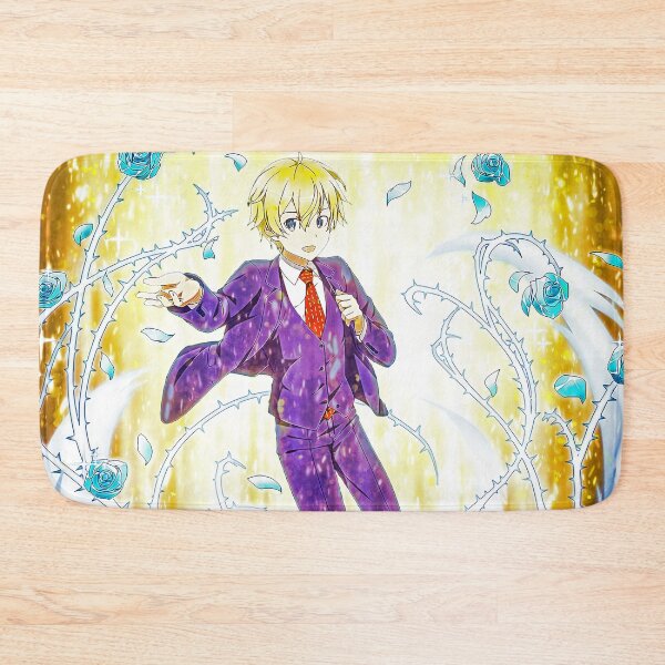 Item preview, Art Eugeo Sword Online Anime Golden Aura Gentle Light Blue Rose Magic designed and sold by Tokyonomad.