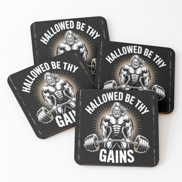 Item preview, Strength Anthem Hallowed Be Thy Gains designed and sold by StuffNestie.
