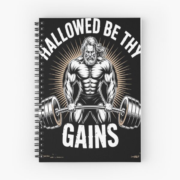 Item preview, Strength Anthem Hallowed Be Thy Gains designed and sold by StuffNestie.