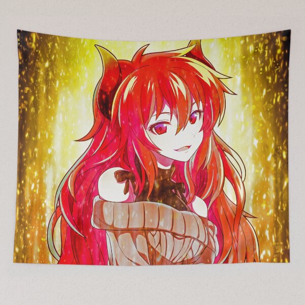 Item preview, Stephanie Dola No Game No Life Anime Girl Pink Fantasy Golden Aura Energy designed and sold by Tokyonomad.