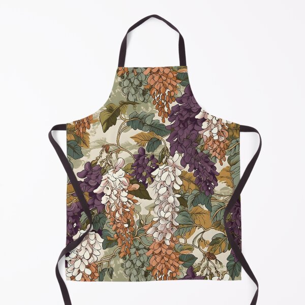 Item preview, Pastel Wisteria Harmony – Multicolor Floral Pattern designed and sold by EmeraldeaArt.