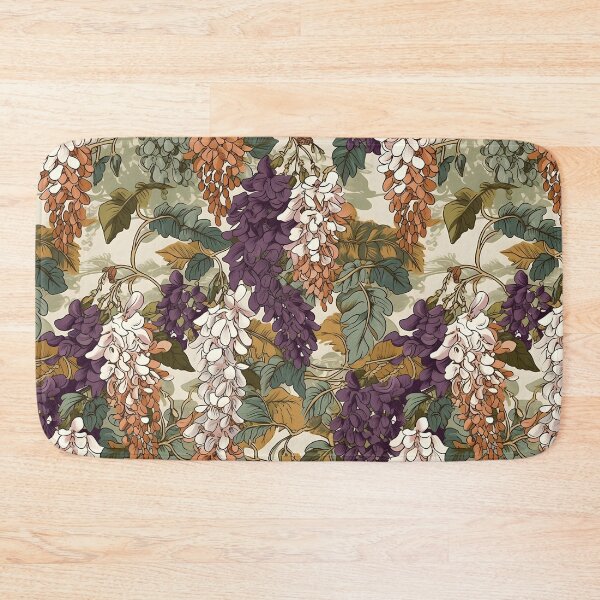 Item preview, Pastel Wisteria Harmony – Multicolor Floral Pattern designed and sold by EmeraldeaArt.
