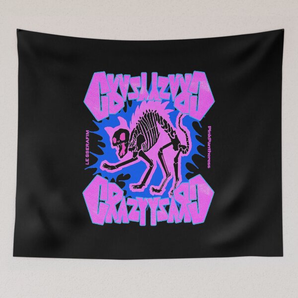 Item preview, Crazy Cat Colorful Illustration designed and sold by Homealone914.