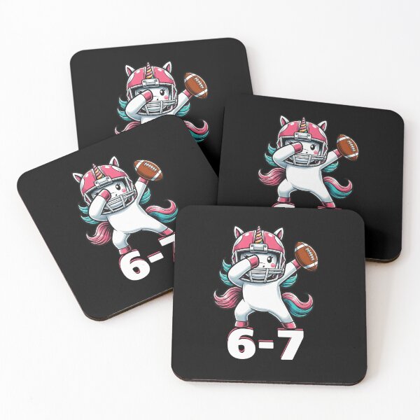 Item preview, Funny Football Unicorn 6-7 Six Seven T-Shirt designed and sold by LashondaGreen89.
