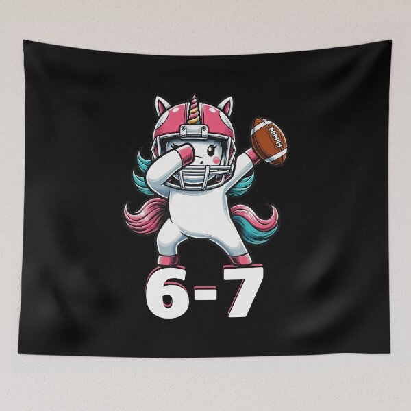 Item preview, Funny Football Unicorn 6-7 Six Seven T-Shirt designed and sold by LashondaGreen89.