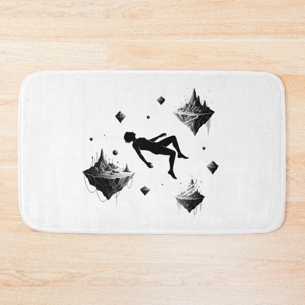 Item preview, Effortless Float Surreal Space Black White Dreamscape Design designed and sold by INNER WINNER YOU.