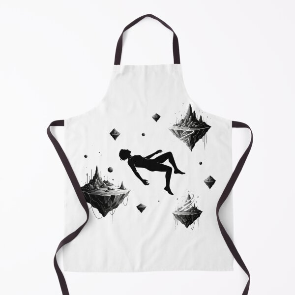 Item preview, Effortless Float Surreal Space Black White Dreamscape Design designed and sold by INNER WINNER YOU.