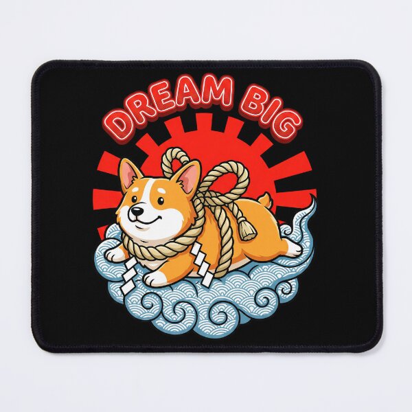 Item preview, Splooting Corgi on Cloud with Sacred Rope and Sun designed and sold by Tong4130.