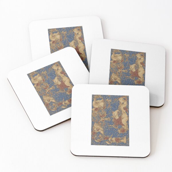Item preview, White Persian Cat Lute Medieval Art designed and sold by PictorialWhimsy.