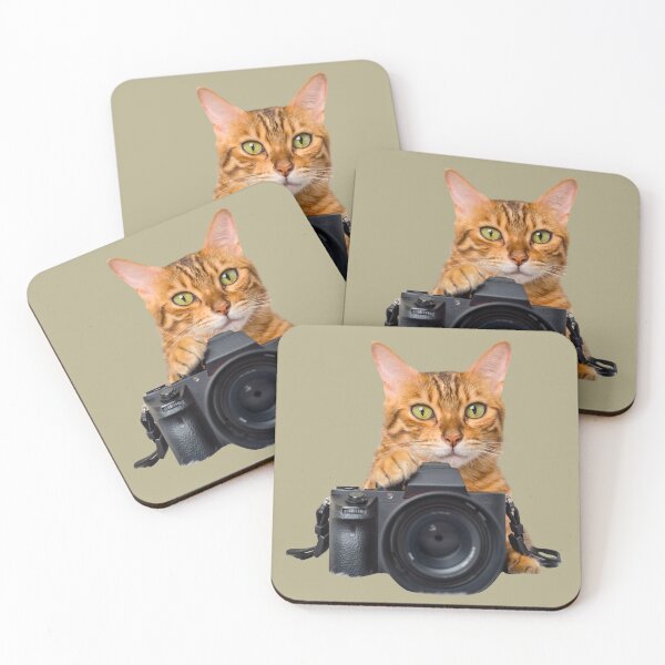 Item preview, Professional Photographer Cat - Funny Feline with Camera designed and sold by Great Sun.