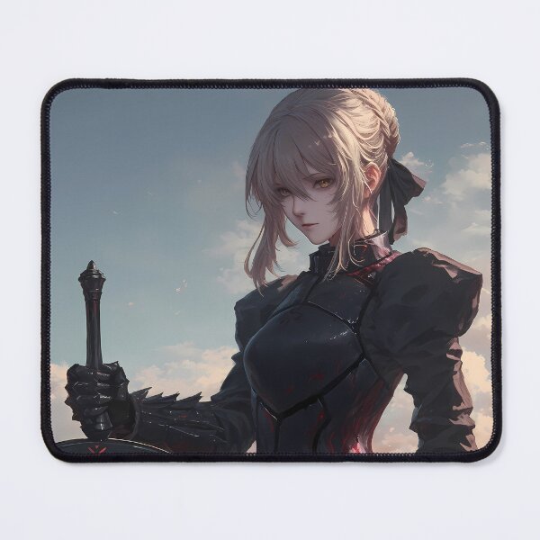 Item preview, Saber Alter Fate Stay Night Dark Anime Girl Waifu Black Knight Storm designed and sold by Tokyonomad.