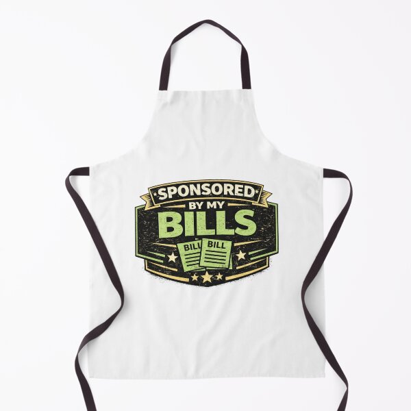 Item preview, Sponsored by My Bills Funny Work Humor Retro Badge Design designed and sold by Purdiole-art.